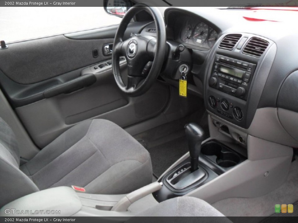 Gray Interior Photo for the 2002 Mazda Protege LX #57477712