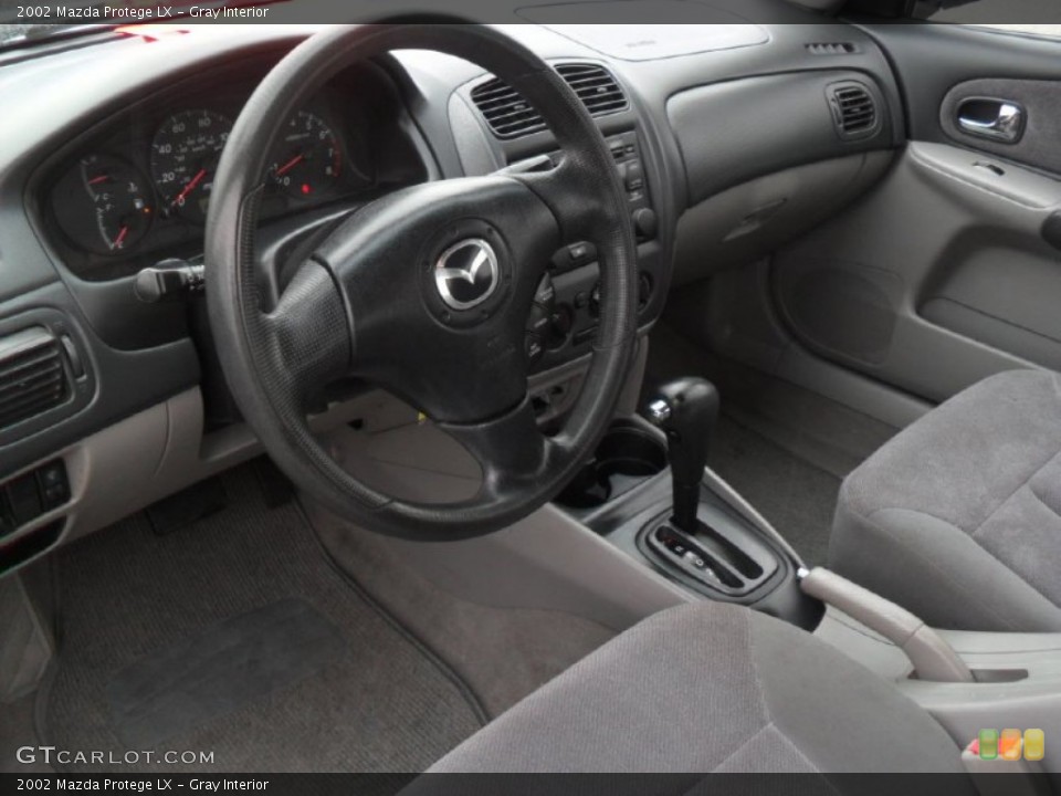 Gray Interior Prime Interior for the 2002 Mazda Protege LX #57477757