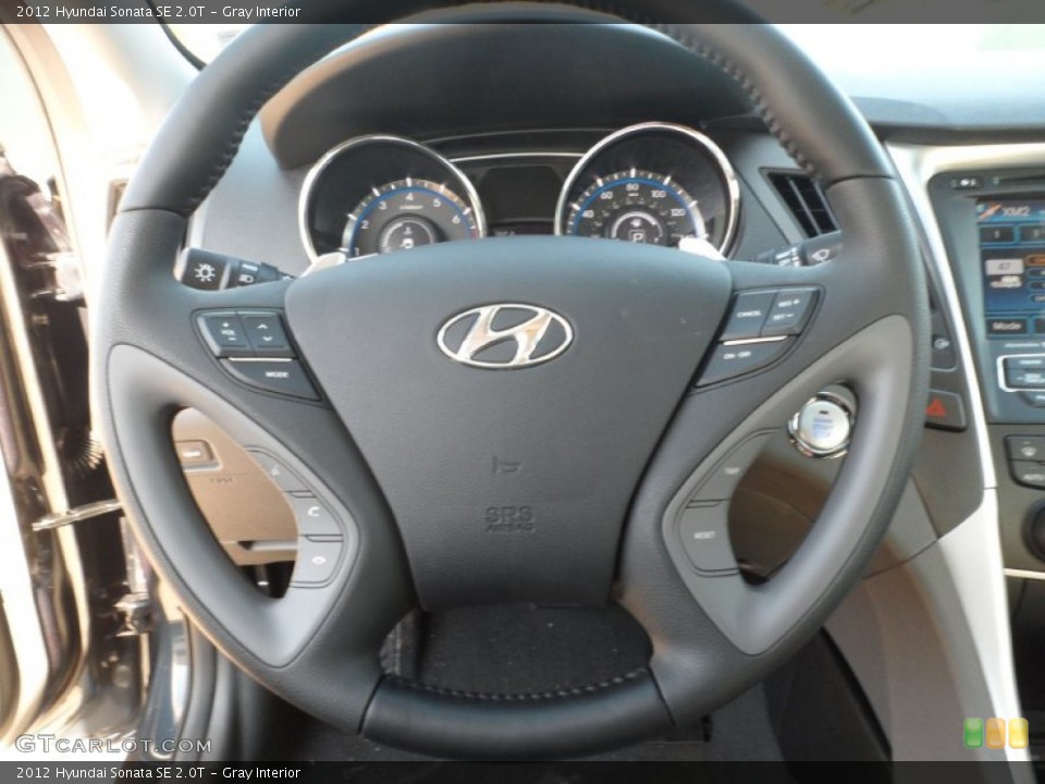 Gray Interior Steering Wheel for the 2012 Hyundai Sonata SE 2.0T #57480012