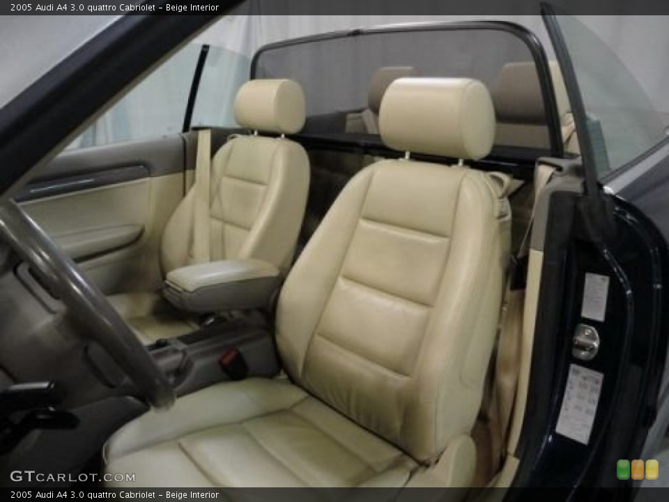 Beige Interior Photo for the 2005 Audi A4 3.0 quattro Cabriolet #57480907
