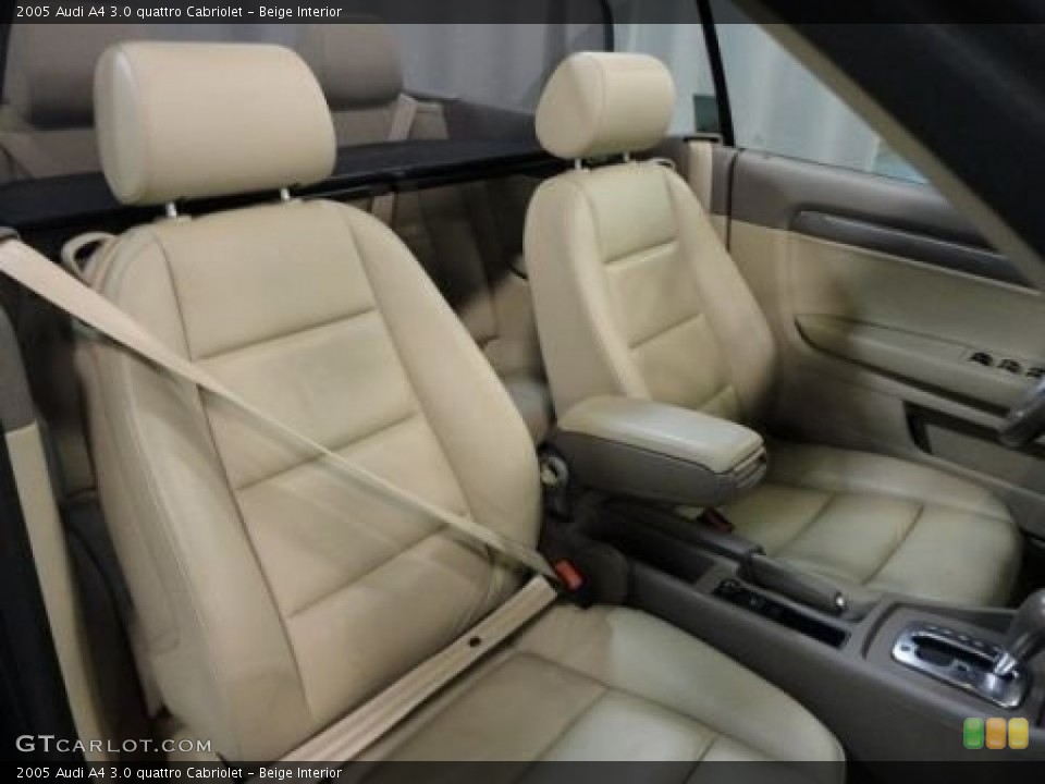 Beige Interior Photo for the 2005 Audi A4 3.0 quattro Cabriolet #57480919