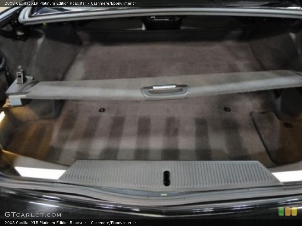 Cashmere/Ebony Interior Trunk for the 2008 Cadillac XLR Platinum Edition Roadster #57481144