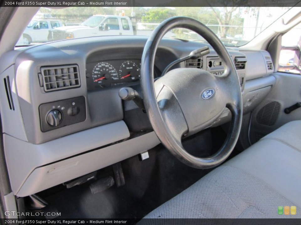 Medium Flint Interior Dashboard for the 2004 Ford F350 Super Duty XL Regular Cab #57483211