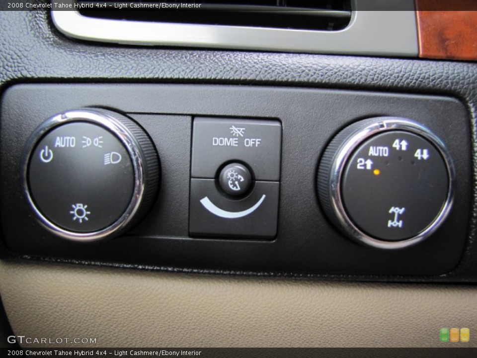 Light Cashmere/Ebony Interior Controls for the 2008 Chevrolet Tahoe Hybrid 4x4 #57484378