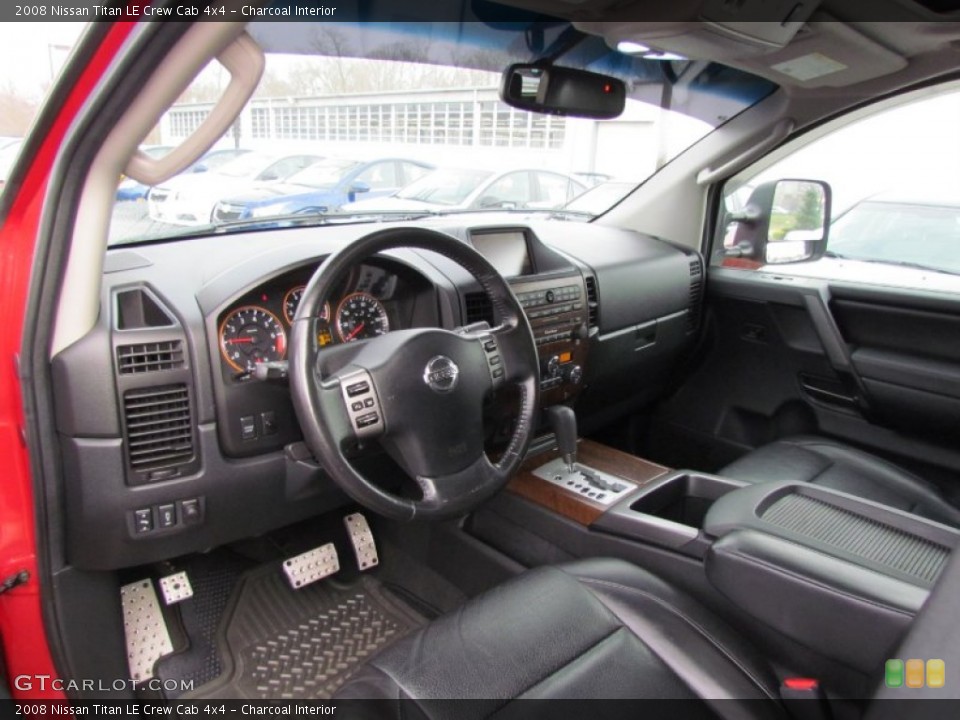 Charcoal Interior Photo for the 2008 Nissan Titan LE Crew Cab 4x4 #57485764