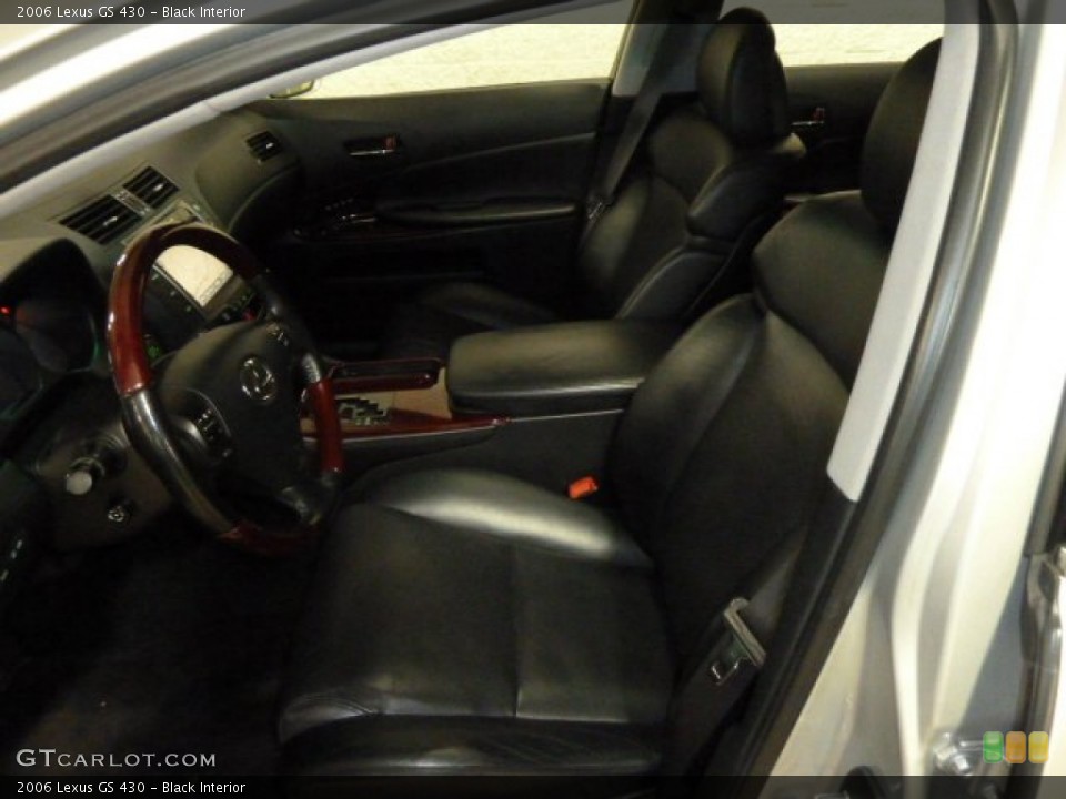 Black Interior Photo for the 2006 Lexus GS 430 #57487130