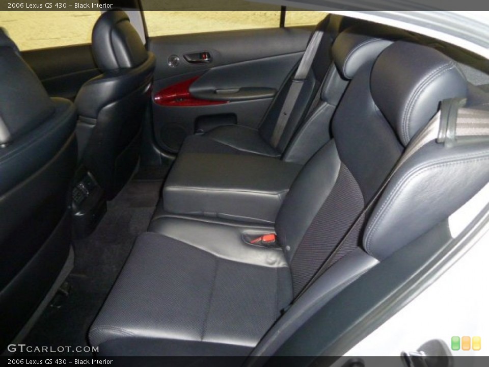 Black Interior Photo for the 2006 Lexus GS 430 #57487143