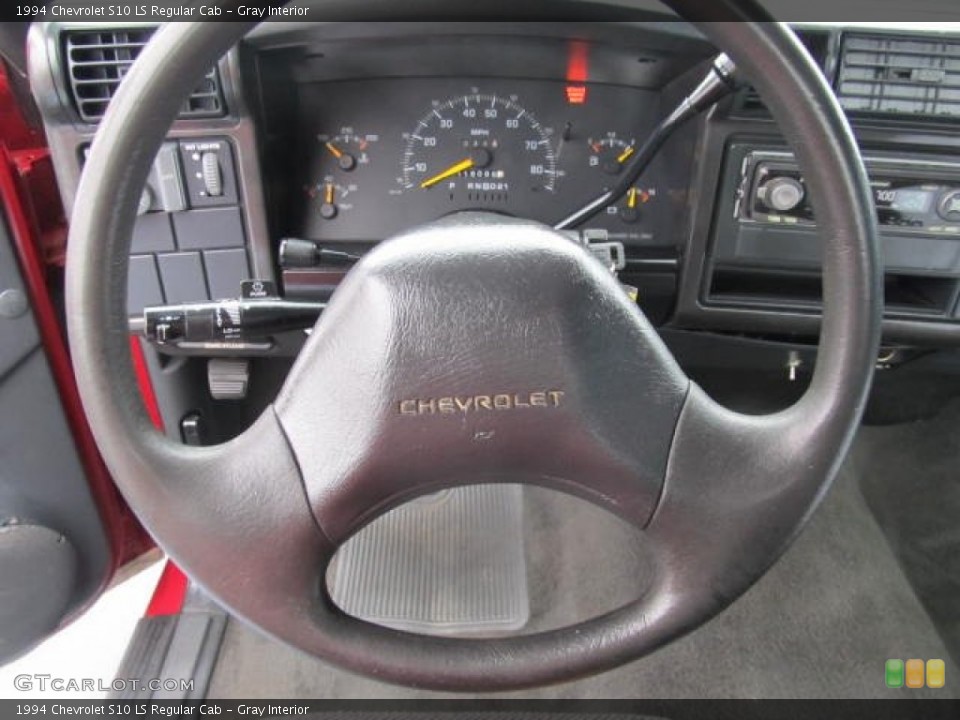 Gray Interior Steering Wheel for the 1994 Chevrolet S10 LS Regular Cab #57487554