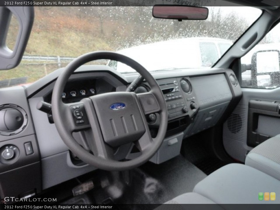 Steel Interior Dashboard for the 2012 Ford F250 Super Duty XL Regular Cab 4x4 #57489490
