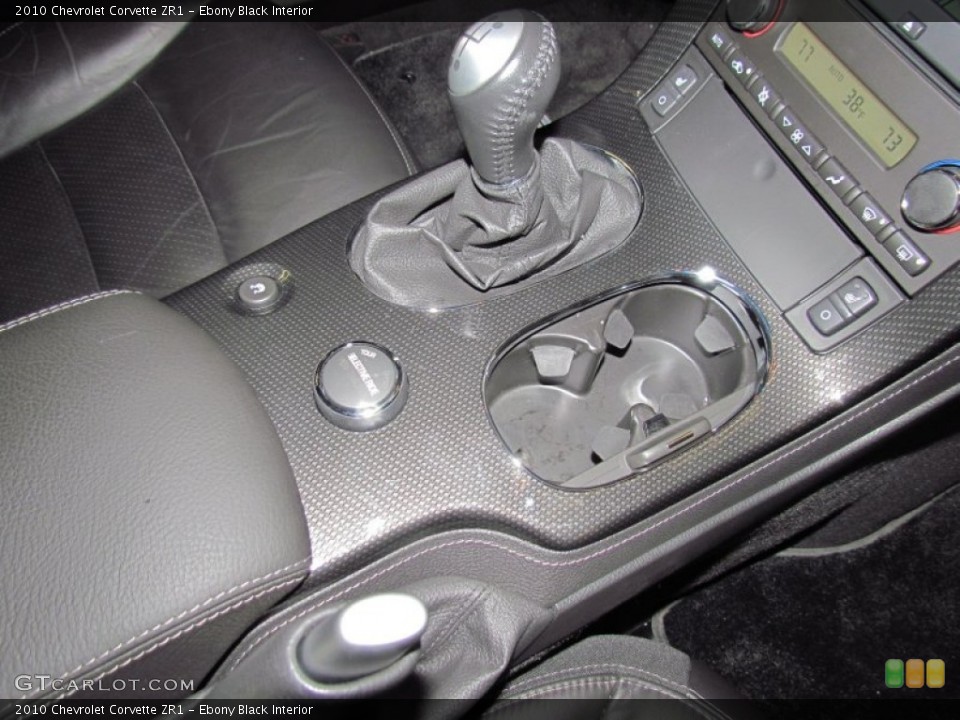 Ebony Black Interior Transmission for the 2010 Chevrolet Corvette ZR1 #57489519