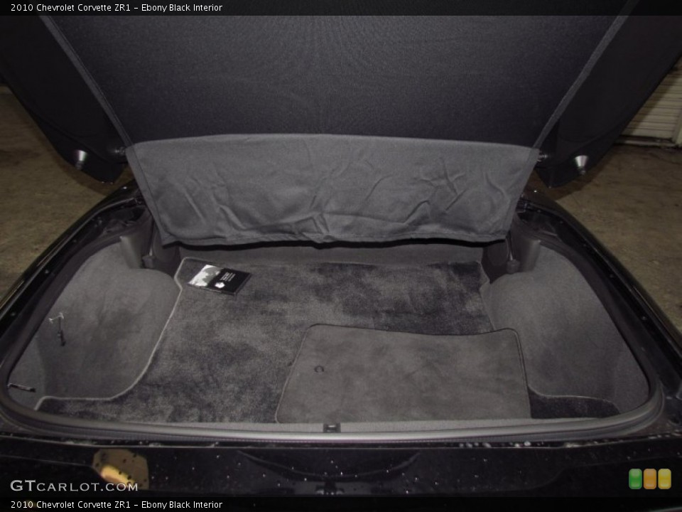 Ebony Black Interior Trunk for the 2010 Chevrolet Corvette ZR1 #57489550