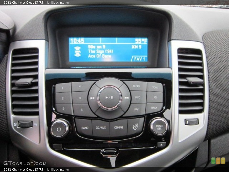 Jet Black Interior Controls for the 2012 Chevrolet Cruze LT/RS #57491002