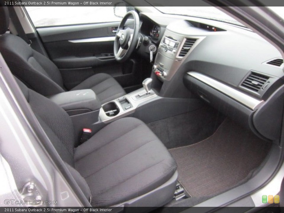 Off Black Interior Photo for the 2011 Subaru Outback 2.5i Premium Wagon #57491752