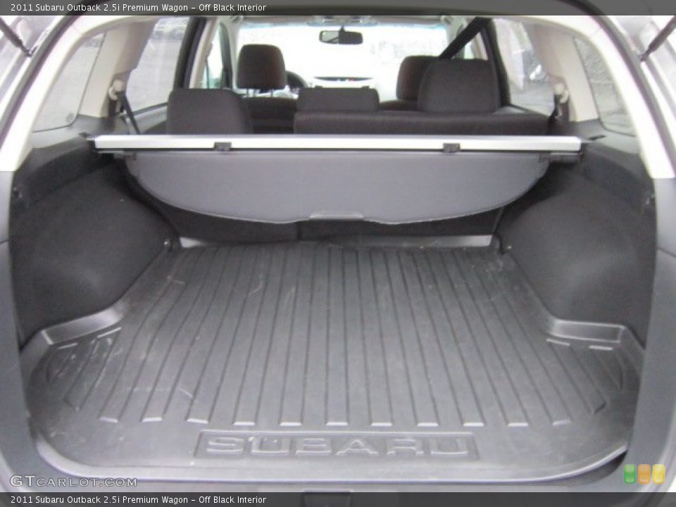 Off Black Interior Trunk for the 2011 Subaru Outback 2.5i Premium Wagon #57491774