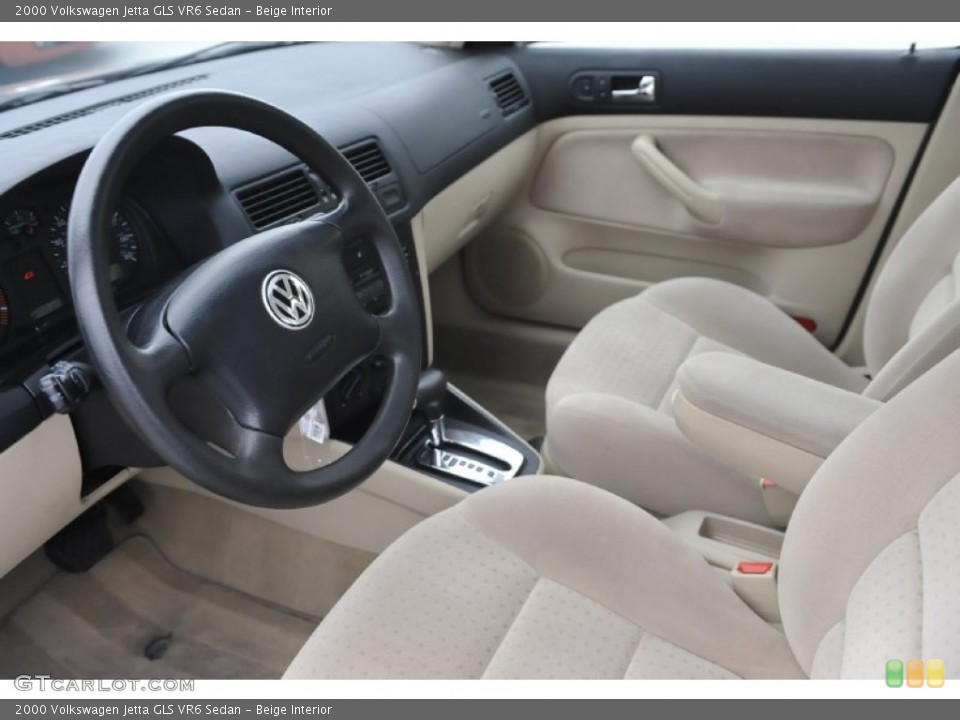 Beige Interior Photo for the 2000 Volkswagen Jetta GLS VR6 Sedan #57491932