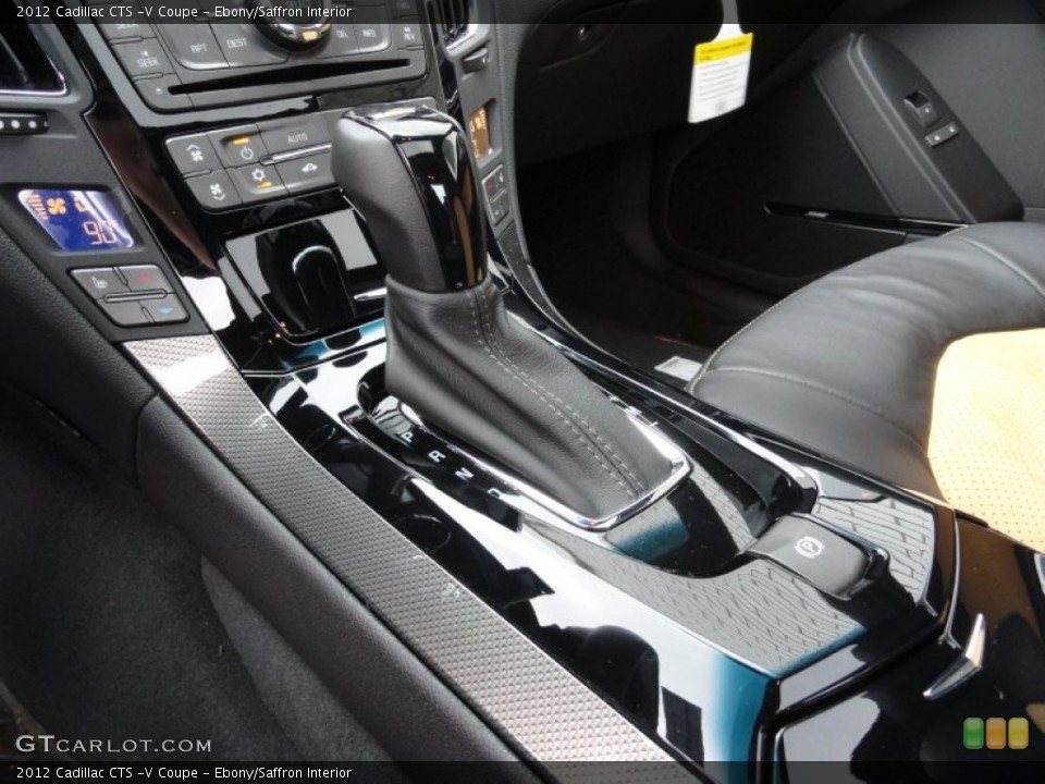 Ebony/Saffron Interior Transmission for the 2012 Cadillac CTS -V Coupe #57493582