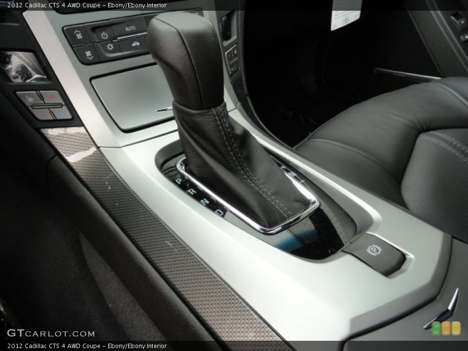 Ebony/Ebony Interior Transmission for the 2012 Cadillac CTS 4 AWD Coupe #57493906