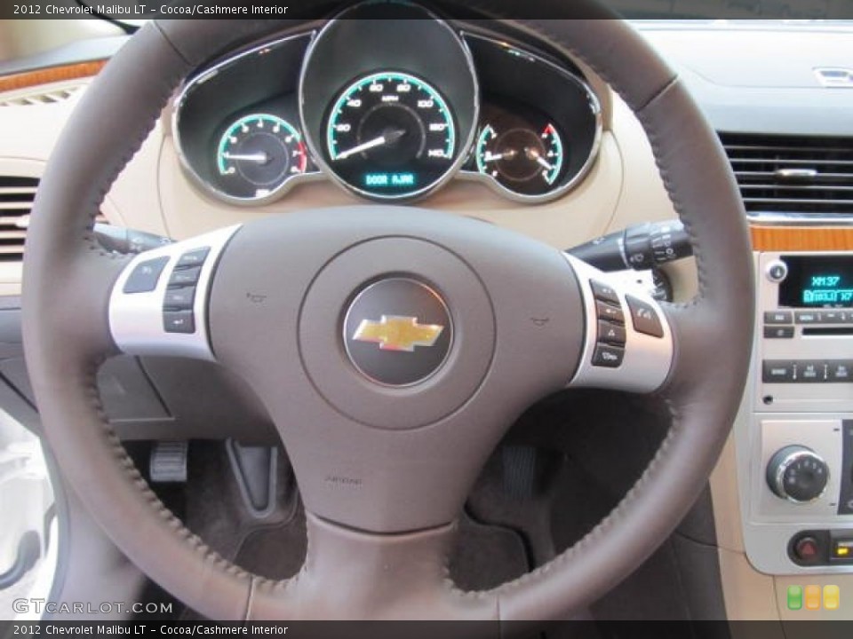 Cocoa/Cashmere Interior Steering Wheel for the 2012 Chevrolet Malibu LT #57495325