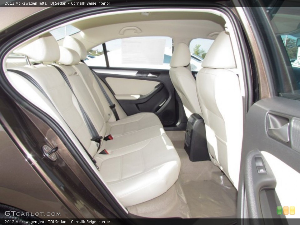 Cornsilk Beige Interior Photo for the 2012 Volkswagen Jetta TDI Sedan #57495399