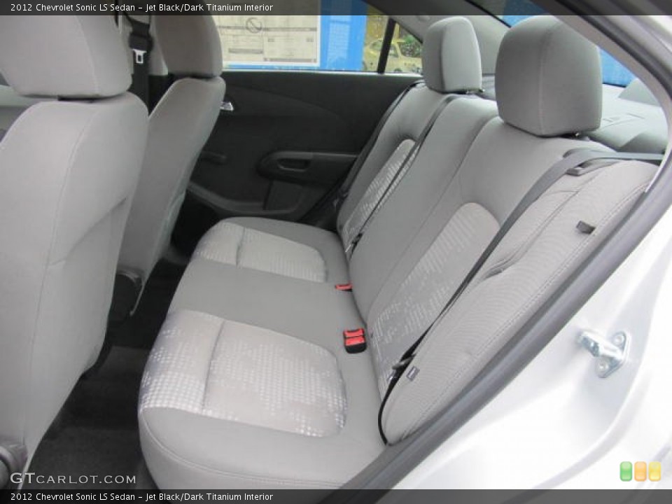 Jet Black/Dark Titanium Interior Photo for the 2012 Chevrolet Sonic LS Sedan #57495717