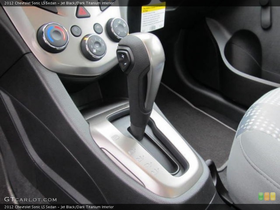 Jet Black/Dark Titanium Interior Transmission for the 2012 Chevrolet Sonic LS Sedan #57495745