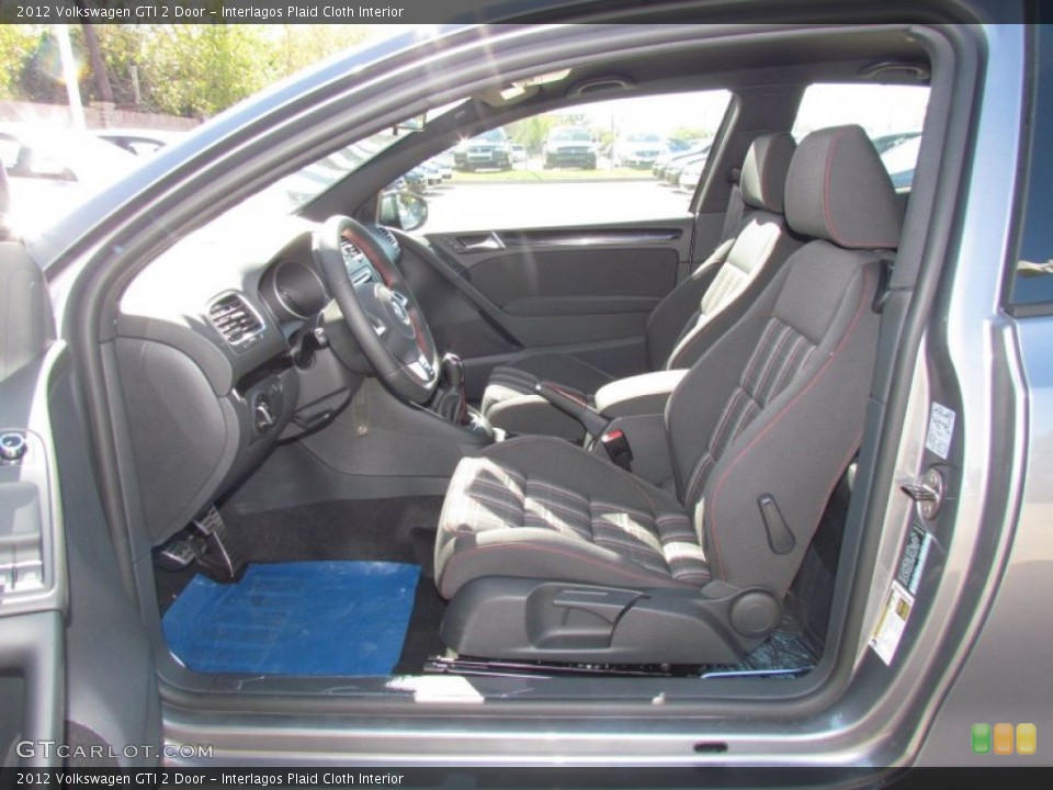 Interlagos Plaid Cloth Interior Photo for the 2012 Volkswagen GTI 2 Door #57495969