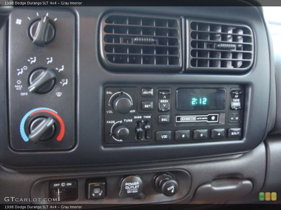 Gray Interior Controls for the 1998 Dodge Durango SLT 4x4 #57499318