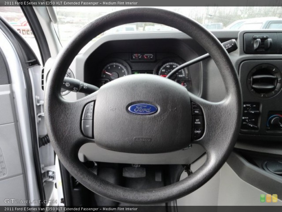 Medium Flint Interior Steering Wheel for the 2011 Ford E Series Van E350 XLT Extended Passenger #57499818