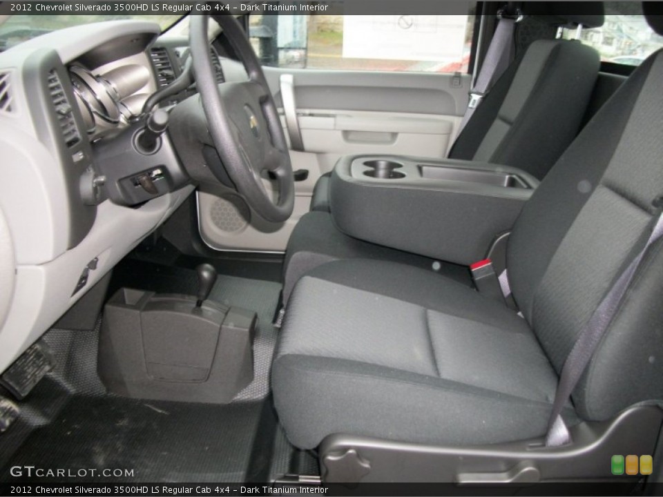 Dark Titanium Interior Photo for the 2012 Chevrolet Silverado 3500HD LS Regular Cab 4x4 #57499933