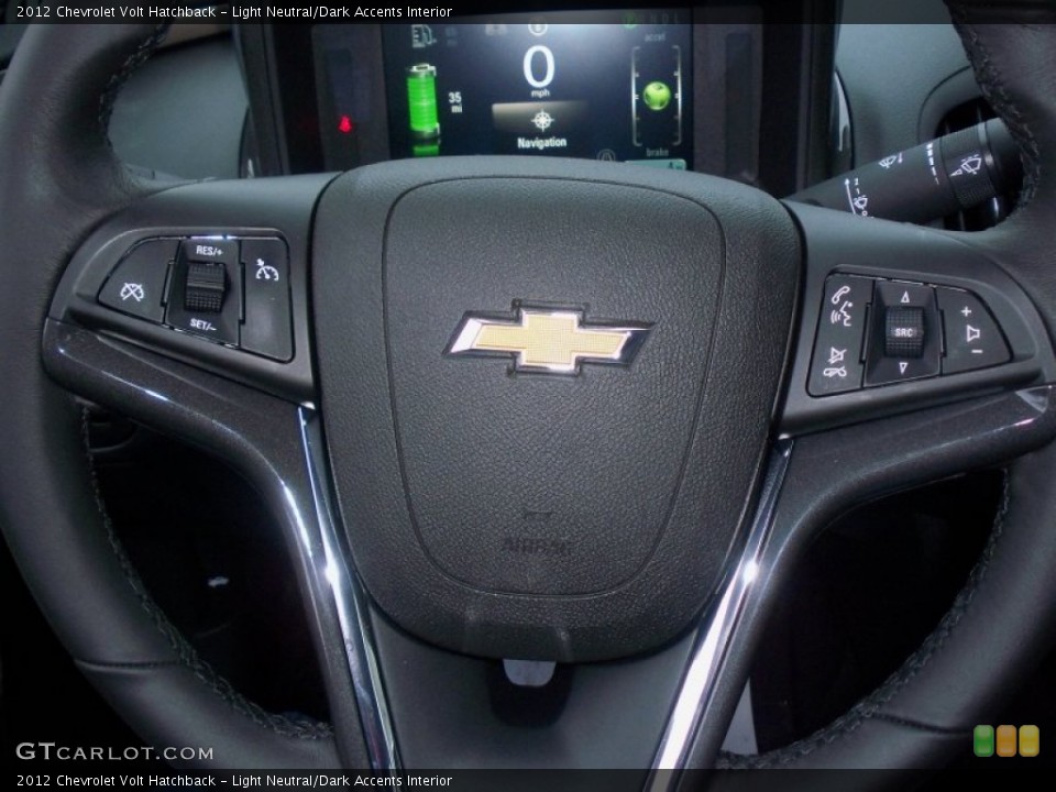 Light Neutral/Dark Accents Interior Controls for the 2012 Chevrolet Volt Hatchback #57500897