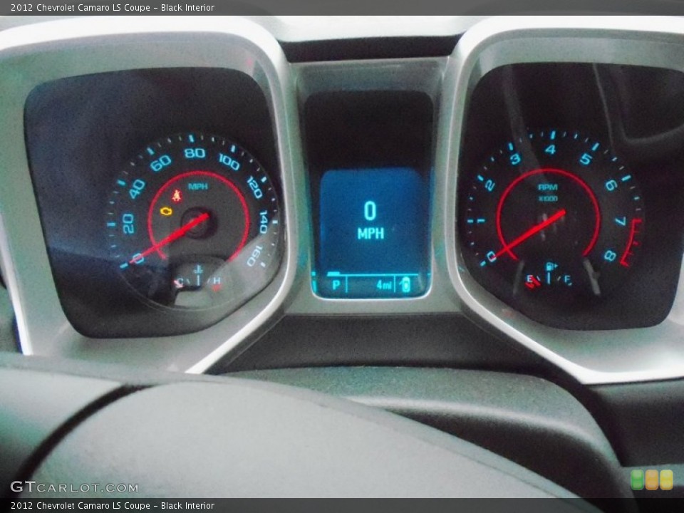 Black Interior Gauges for the 2012 Chevrolet Camaro LS Coupe #57501484