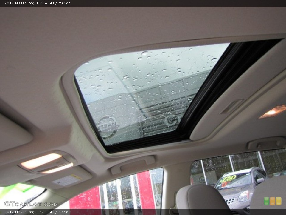 Gray Interior Sunroof for the 2012 Nissan Rogue SV #57501959