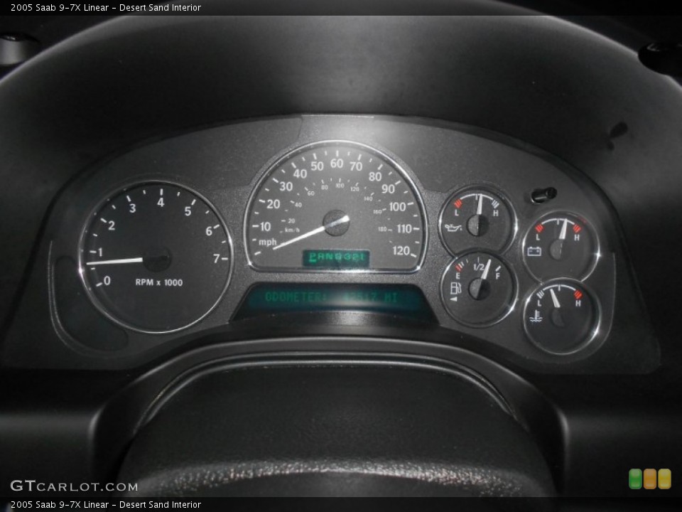 Desert Sand Interior Gauges for the 2005 Saab 9-7X Linear #57501982