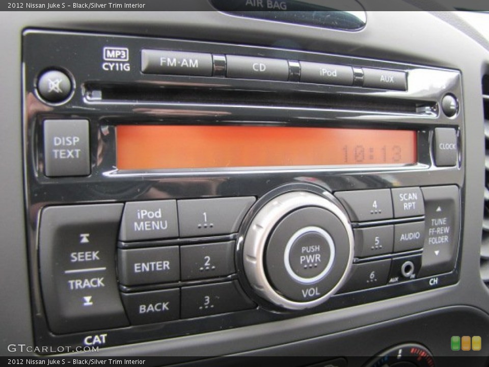 Black/Silver Trim Interior Audio System for the 2012 Nissan Juke S #57502677