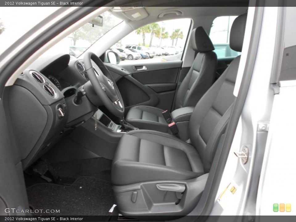 Black Interior Photo for the 2012 Volkswagen Tiguan SE #57502753