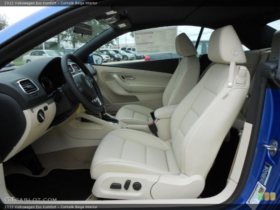 Cornsilk Beige Interior Photo for the 2012 Volkswagen Eos Komfort #57503189