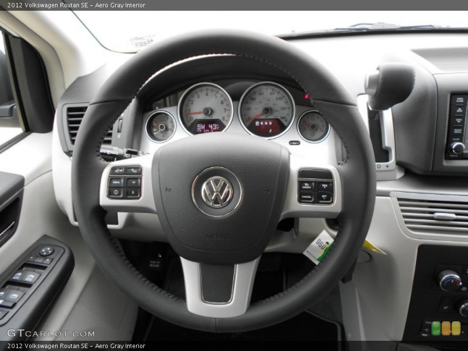 Aero Gray Interior Steering Wheel for the 2012 Volkswagen Routan SE #57503542