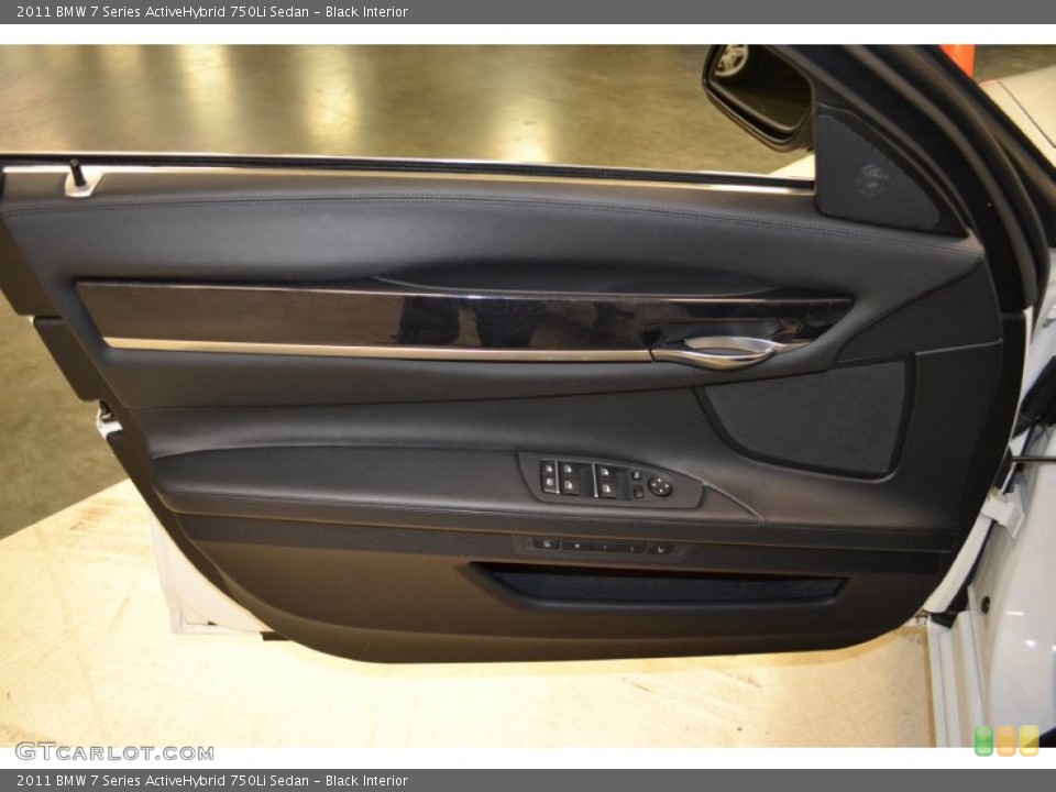 Black Interior Door Panel for the 2011 BMW 7 Series ActiveHybrid 750Li Sedan #57504060