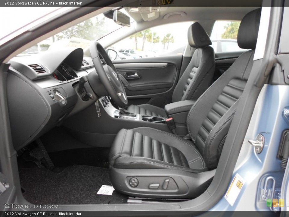 Black Interior Photo for the 2012 Volkswagen CC R-Line #57504100