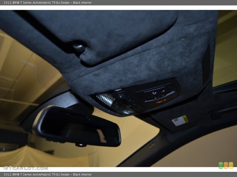 Black Interior Controls for the 2011 BMW 7 Series ActiveHybrid 750Li Sedan #57504169