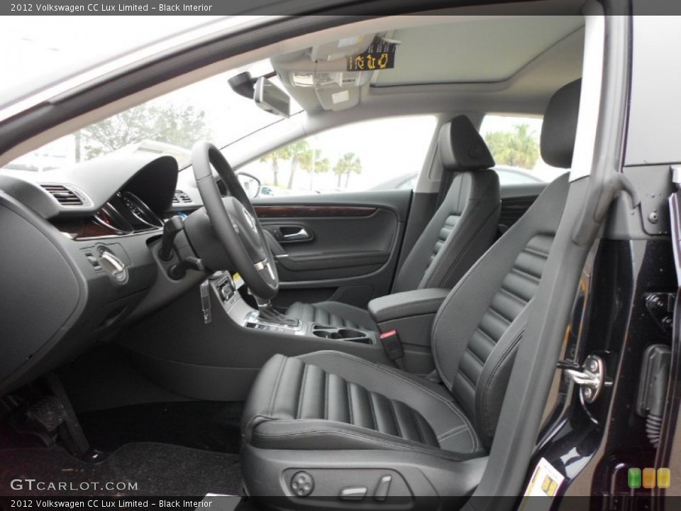 Black Interior Photo for the 2012 Volkswagen CC Lux Limited #57504513