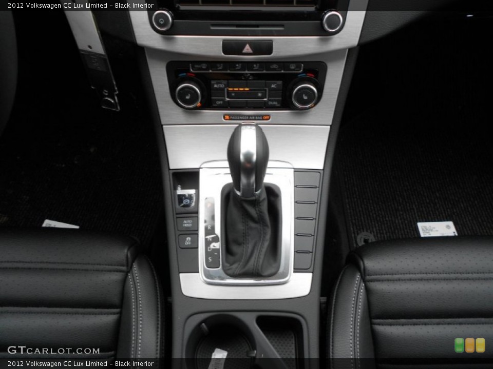 Black Interior Transmission for the 2012 Volkswagen CC Lux Limited #57504576