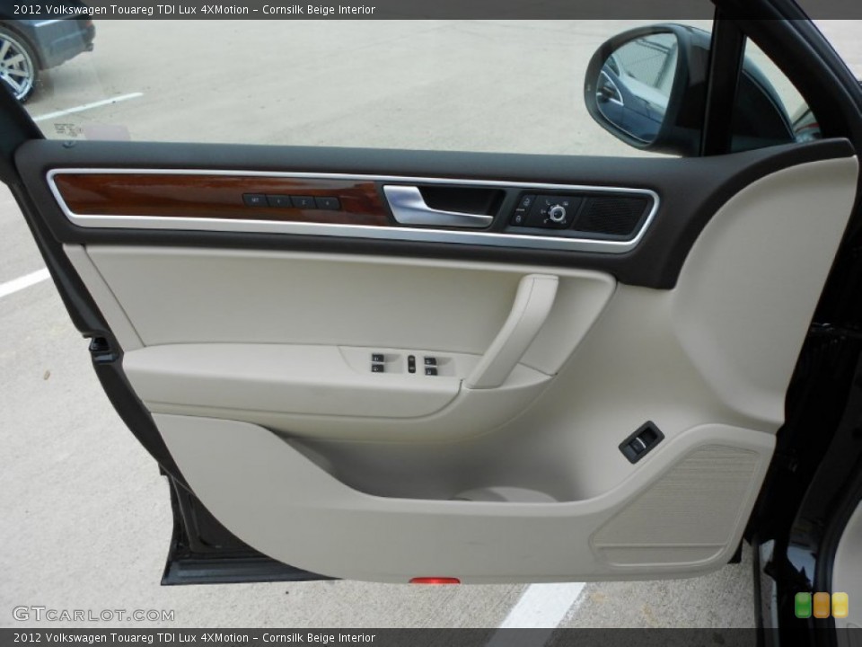 Cornsilk Beige Interior Door Panel for the 2012 Volkswagen Touareg TDI Lux 4XMotion #57505129