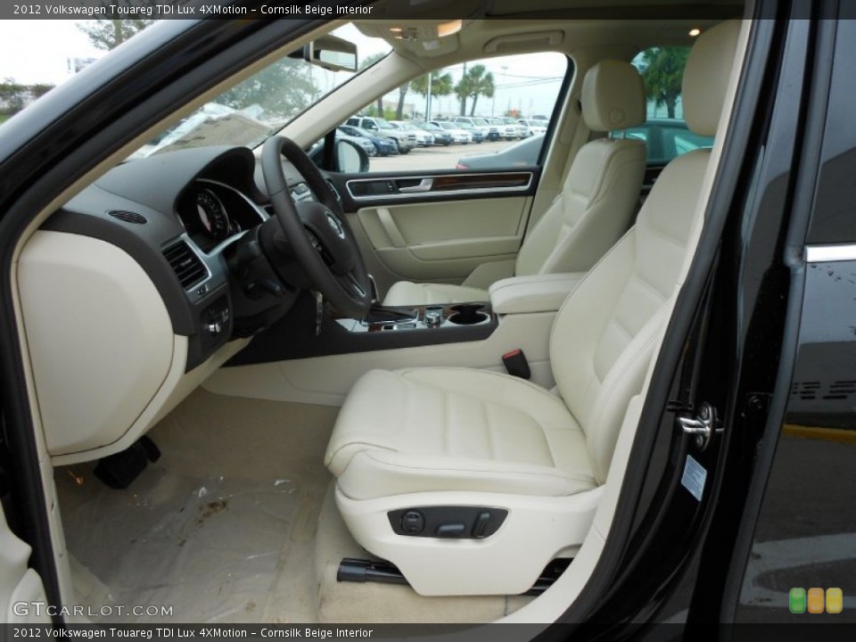 Cornsilk Beige Interior Photo for the 2012 Volkswagen Touareg TDI Lux 4XMotion #57505138