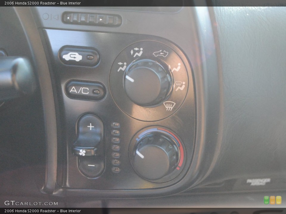 Blue Interior Controls for the 2006 Honda S2000 Roadster #57506020