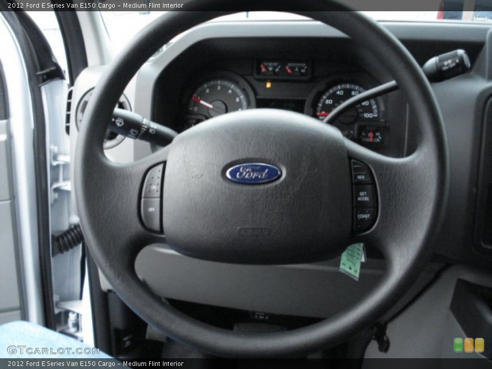 Medium Flint Interior Steering Wheel for the 2012 Ford E Series Van E150 Cargo #57507361