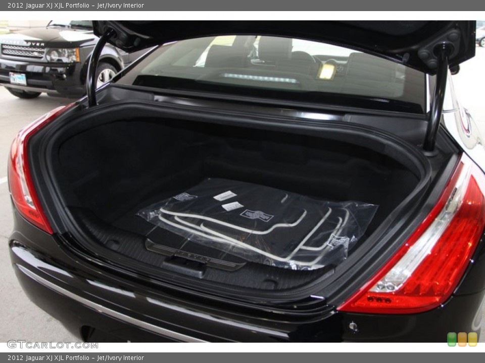 Jet/Ivory Interior Trunk for the 2012 Jaguar XJ XJL Portfolio #57508231