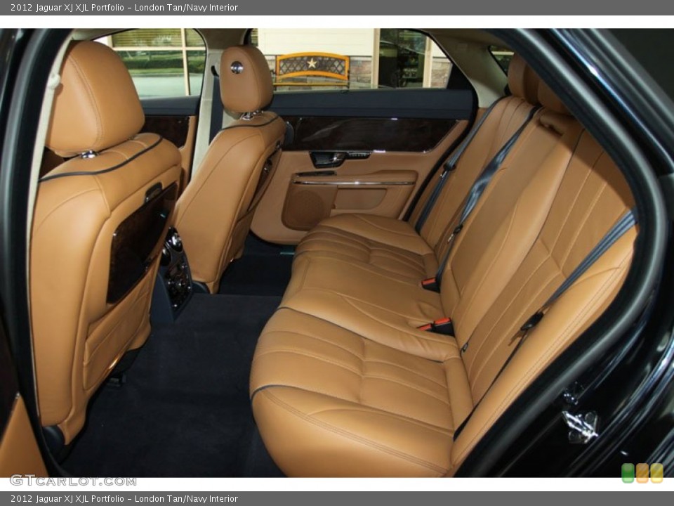 London Tan/Navy Interior Photo for the 2012 Jaguar XJ XJL Portfolio #57508342