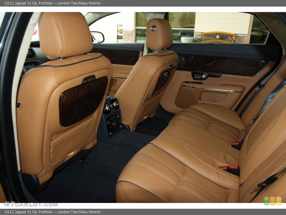 London Tan/Navy Interior Photo for the 2012 Jaguar XJ XJL Portfolio #57508426