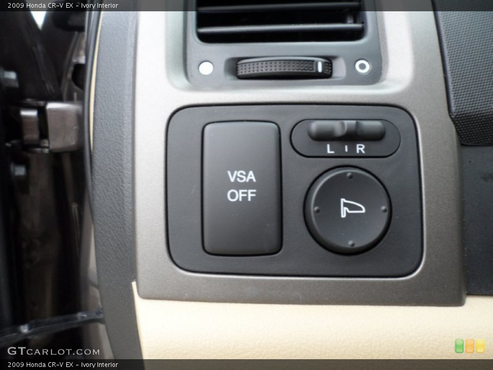 Ivory Interior Controls for the 2009 Honda CR-V EX #57508927